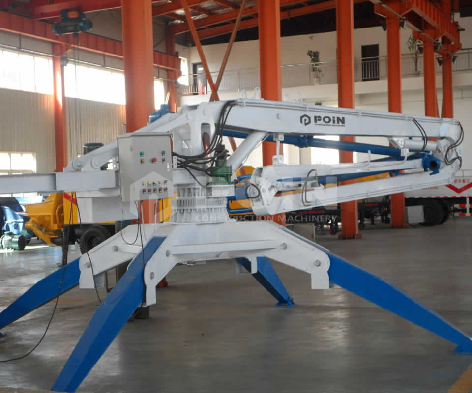 Hydraulic Spider-Mobile Placing Boom - POIN