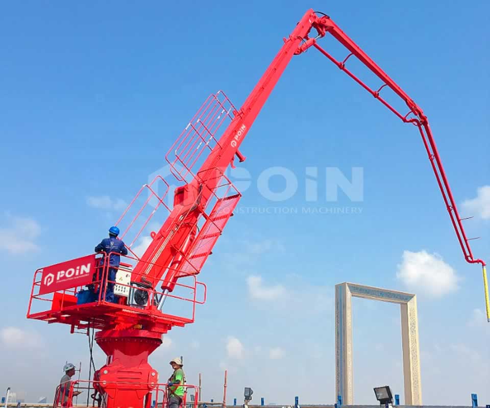 Hydraulic Spider-Mobile Placing Boom - POIN