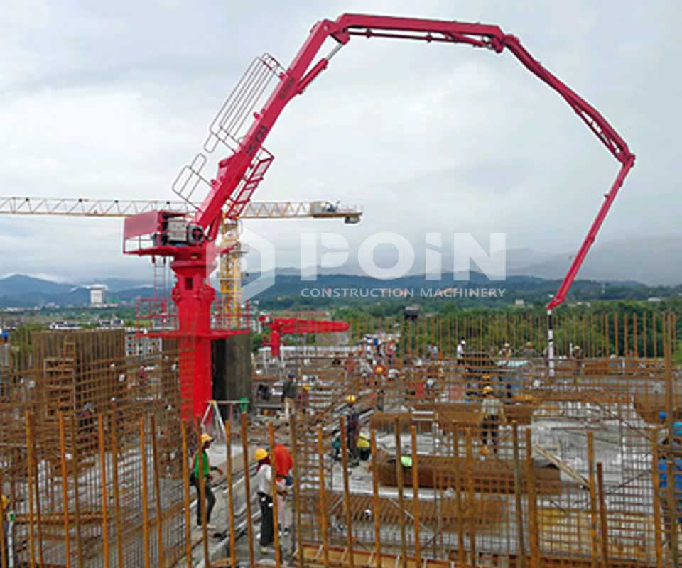 Hydraulic Spider-Mobile Placing Boom - POIN
