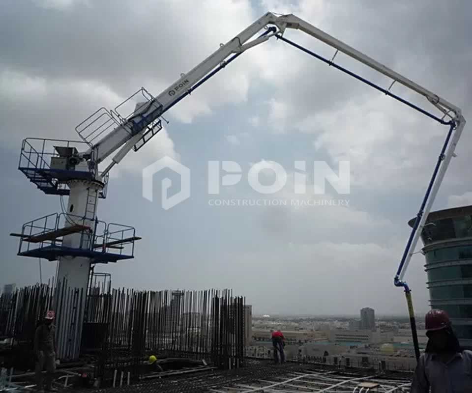 Hydraulic Spider-Mobile Placing Boom - POIN