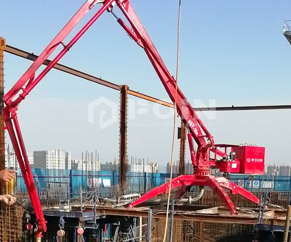 Hydraulic Spider-Mobile Placing Boom - POIN