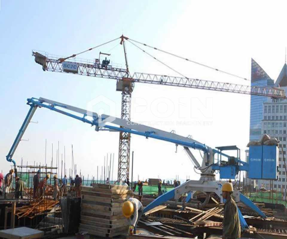 Hydraulic Spider-Mobile Placing Boom - POIN