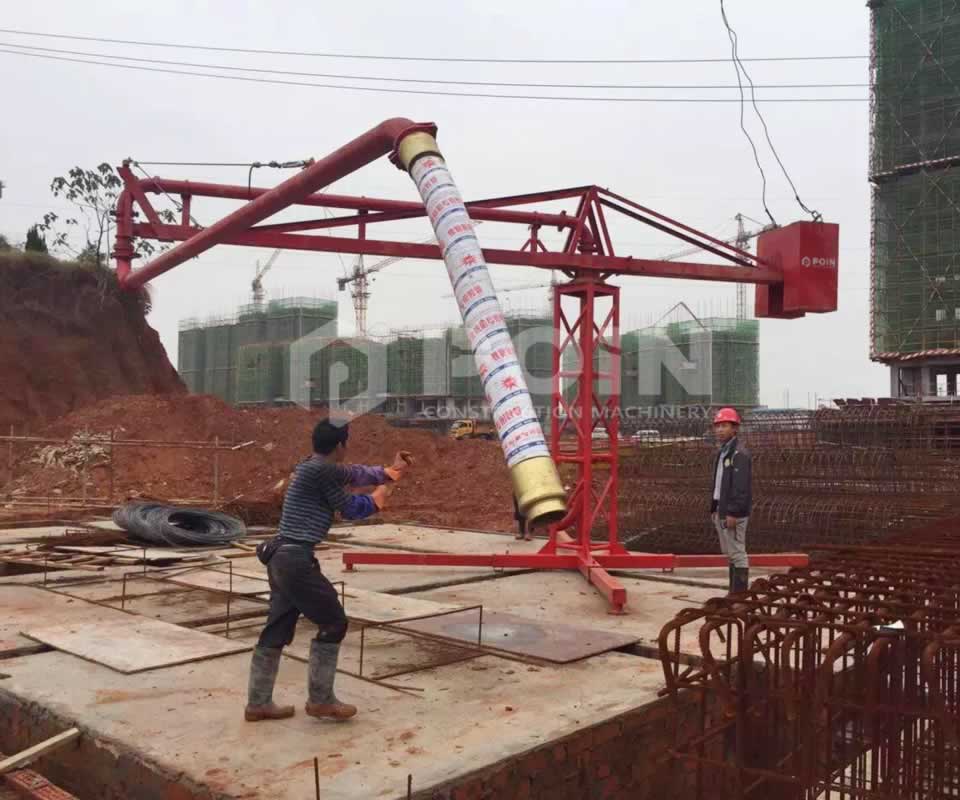 Hydraulic Spider-Mobile Placing Boom - POIN