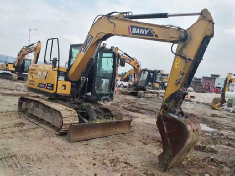 2018 SANY SY75 Used Track Excavator - POIN