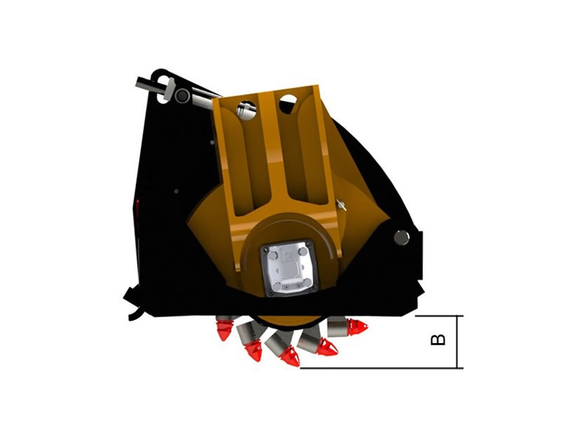 Excavator Concrete Planer Attachment for sale - POIN