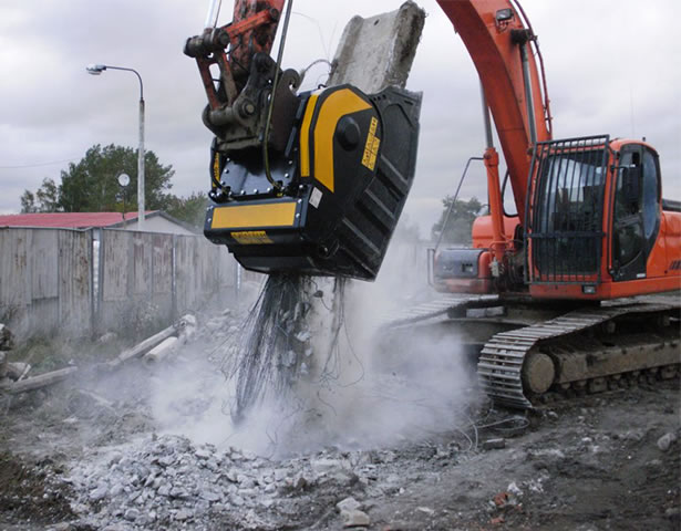 Excavator Crusher Bucket Attachment for sale - POIN