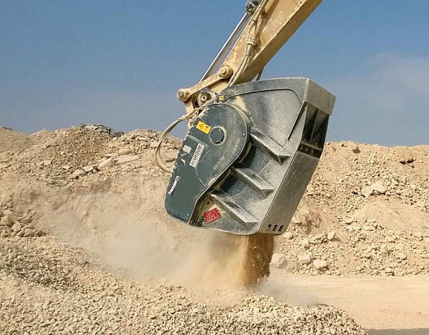 Excavator Crusher Bucket Attachment for sale - POIN