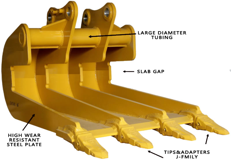 Best Excavator/loader Slab Bucket for sale - POIN