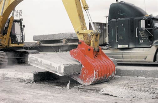 Best Excavator/loader Slab Bucket for sale - POIN