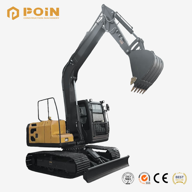 PE8090 9000kg Strong Reliable Crawler Excavator